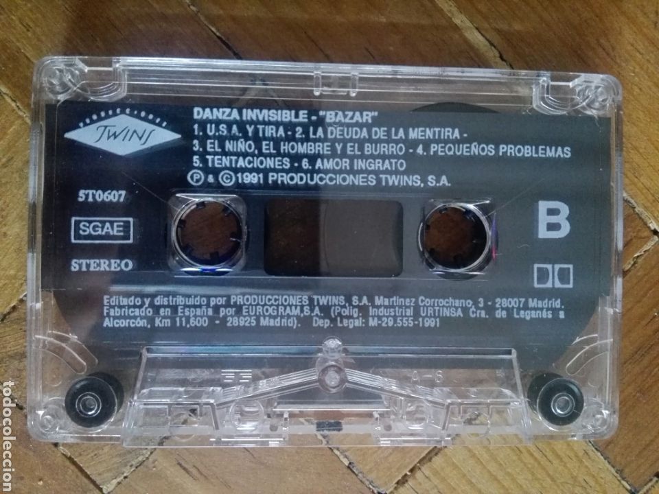 Casetes antiguos: Cinta/Caset Danza invisible - Bazar - Foto 4