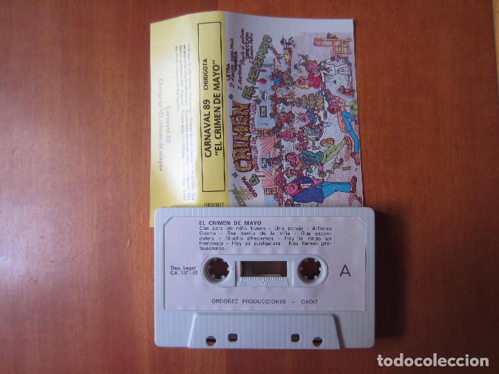 Casetes antiguos: El Crimen del Mes de Mayo (Carapalo) (Carnaval de Cadiz 1989)