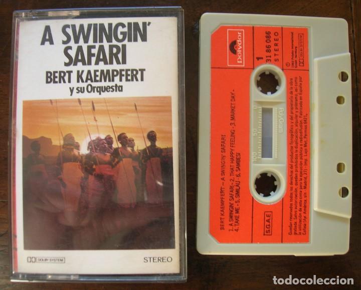 Casetes antiguos: BERT KAEMPFERT Y SU ORQUESTA : A SWINGIN&acute;SAFARI. POLYDOR 1982 - Foto 1