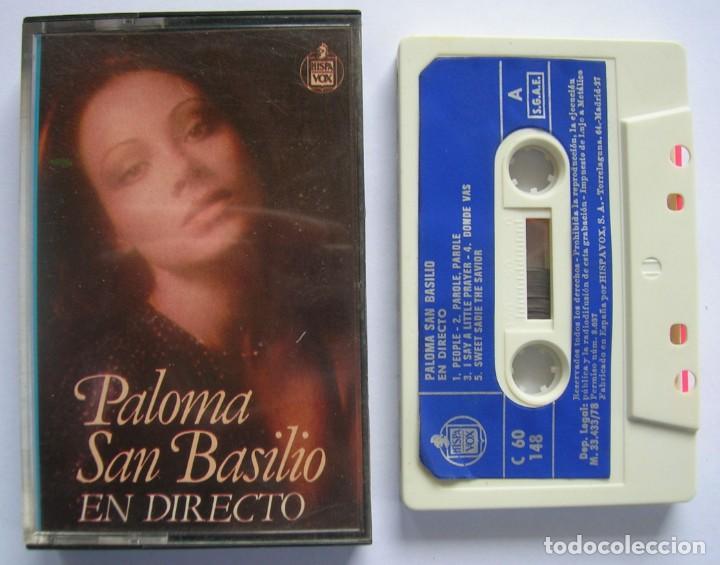 Casetes antiguos: PALOMA SAN BASILIO EN DIRECTO. HISPAVOX 1982 - Foto 1