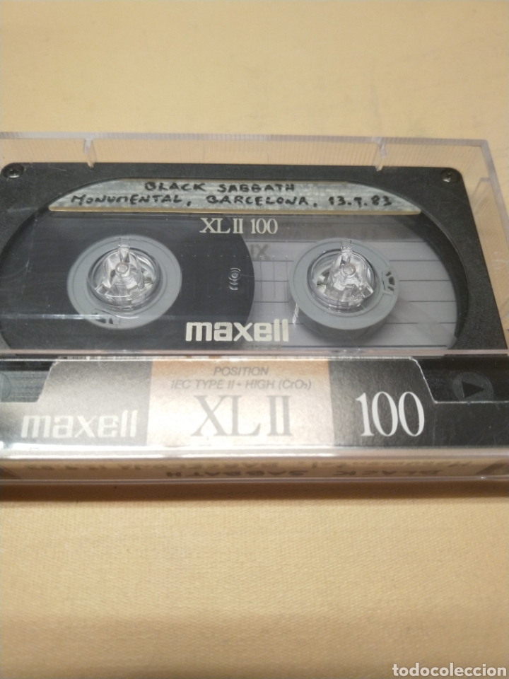 Casetes antiguos: Cassette live Black Sabbath Barcelona 1983 - Foto 1