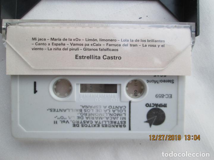 Casetes antiguos: ESTRELLITA CASTRO , GRANDES EXITOS - VOL- 2 - 1984 - Foto 2