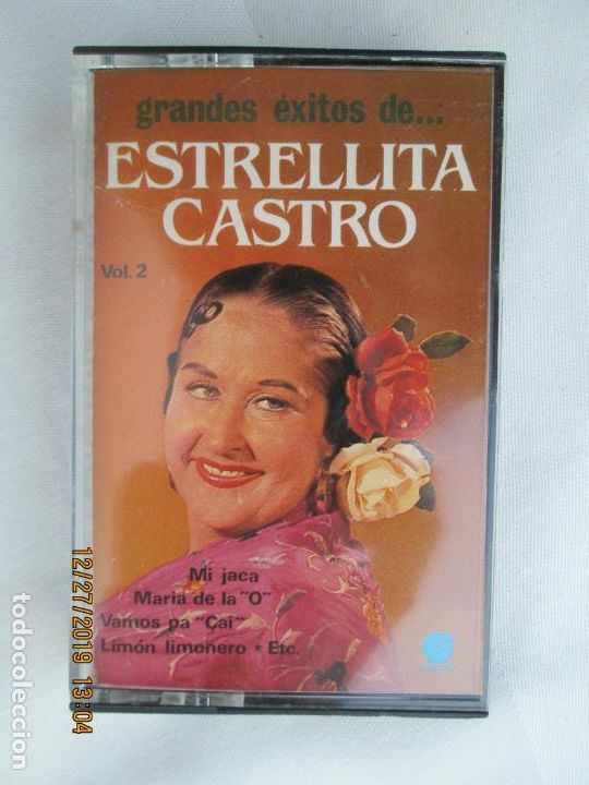 Casetes antiguos: ESTRELLITA CASTRO , GRANDES EXITOS - VOL- 2 - 1984 - Foto 1