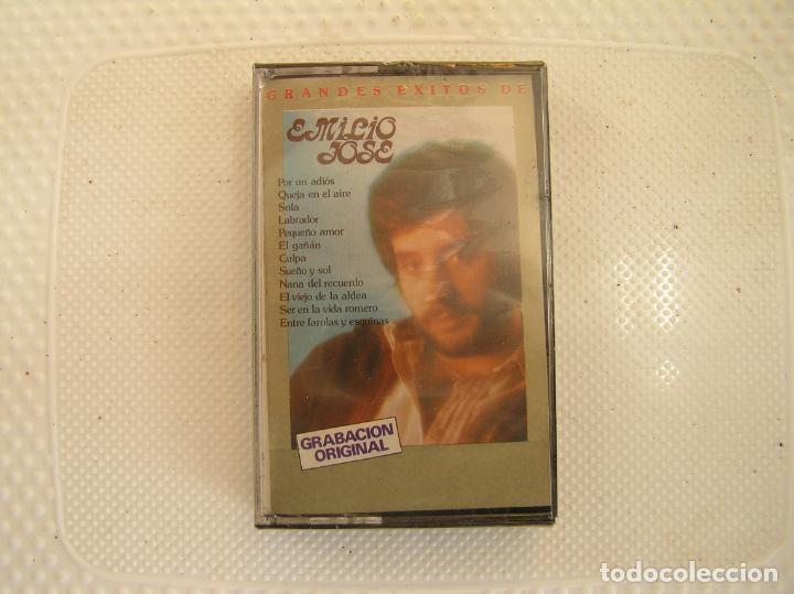 Casetes antiguos: EMILIO JOSE  GRANDES EXITOS - PERFIL  -  CASSETTE  - PR - Foto 1