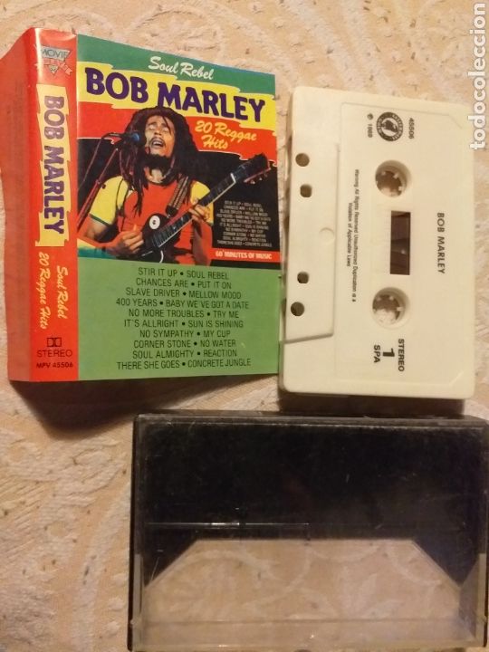 Casetes antiguos: BOB MARLEY 20 REGGAE HITS - Foto 1