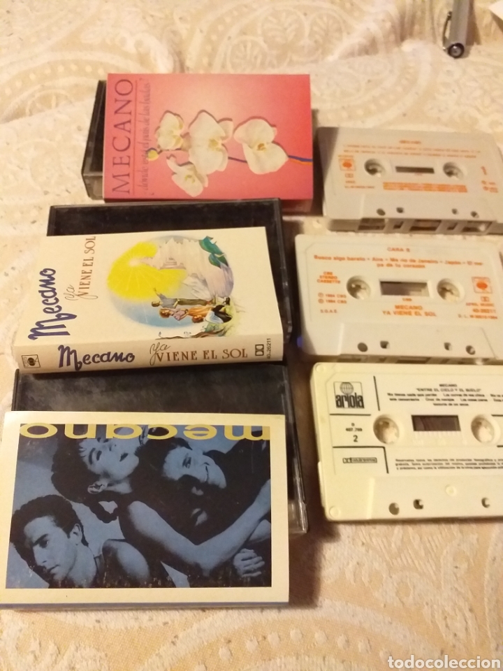 Casetes antiguos: LOTE 3 CASETES DE MECANO - Foto 1