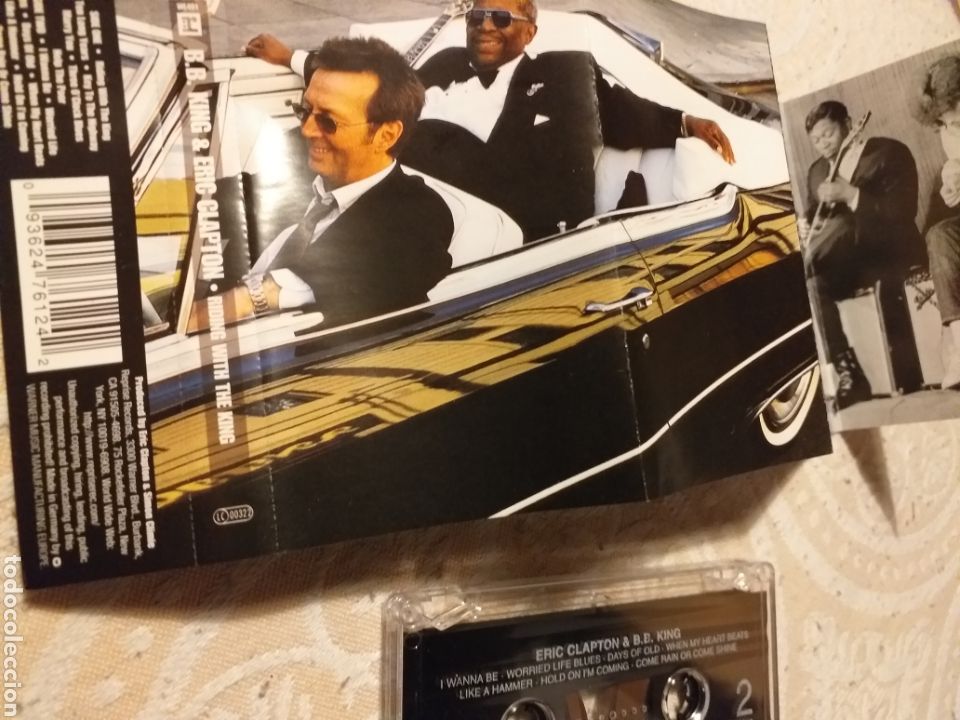 Casetes antiguos: B.B. KING & ERIC CLAPTON RIDING WITH THE KING - Foto 1