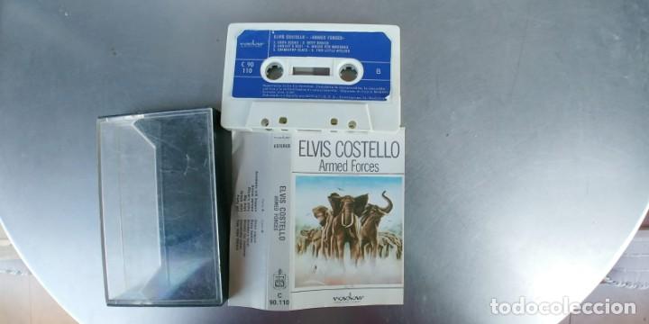 Casetes antiguos: ELVIS COSTELO-CASSETTE ARMED FORCES - Foto 1