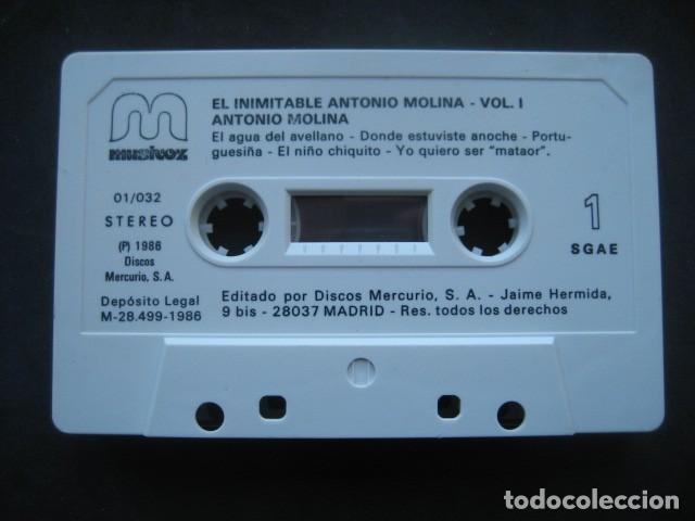 Casetes antiguos: ANTONIO MOLINA. MUSIVOZ 1986 - Foto 4