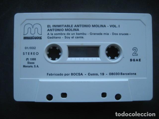 Casetes antiguos: ANTONIO MOLINA. MUSIVOZ 1986 - Foto 5