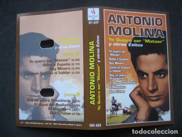 Casetes antiguos: ANTONIO MOLINA. EMC 1996 - Foto 3