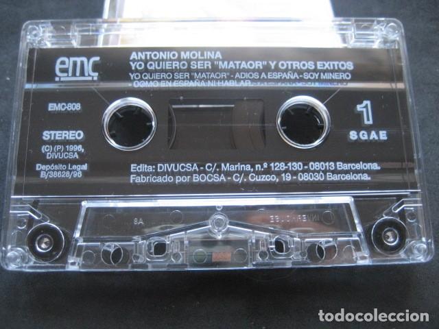 Casetes antiguos: ANTONIO MOLINA. EMC 1996 - Foto 7
