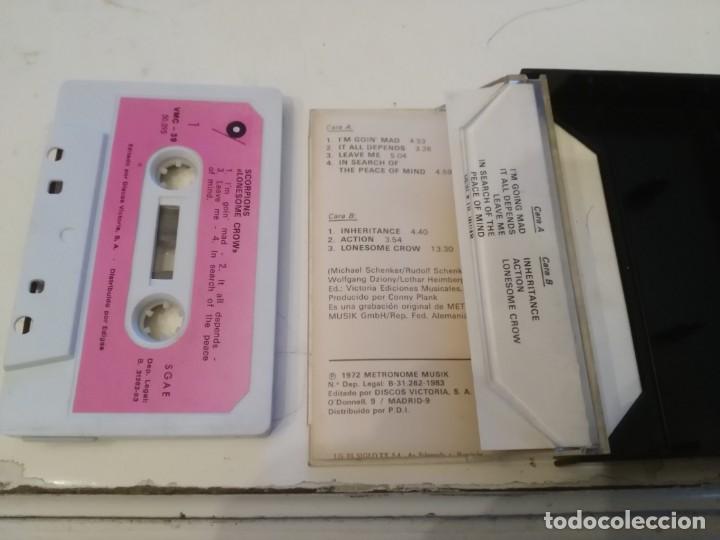 Casetes antiguos: SCORPIONS LONESOME CROW CASSETTE - Foto 2