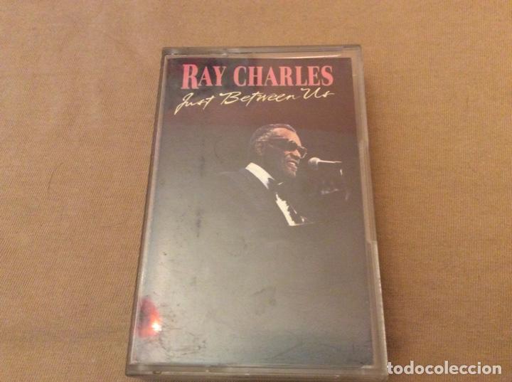 Casetes antiguos: RAY CHARLES JUST BETWEEN US. CBS. - Foto 1