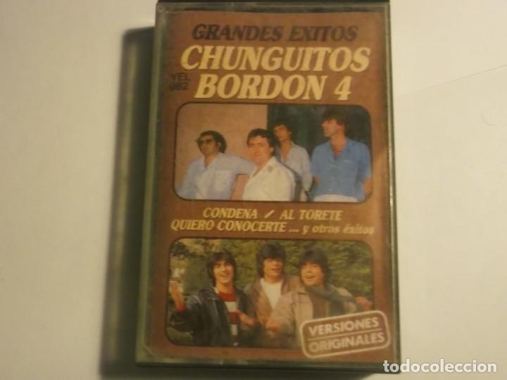 Casetes antiguos: GRANDES EXITOS-CHUNGUITOS-BORDON 4 - Foto 1