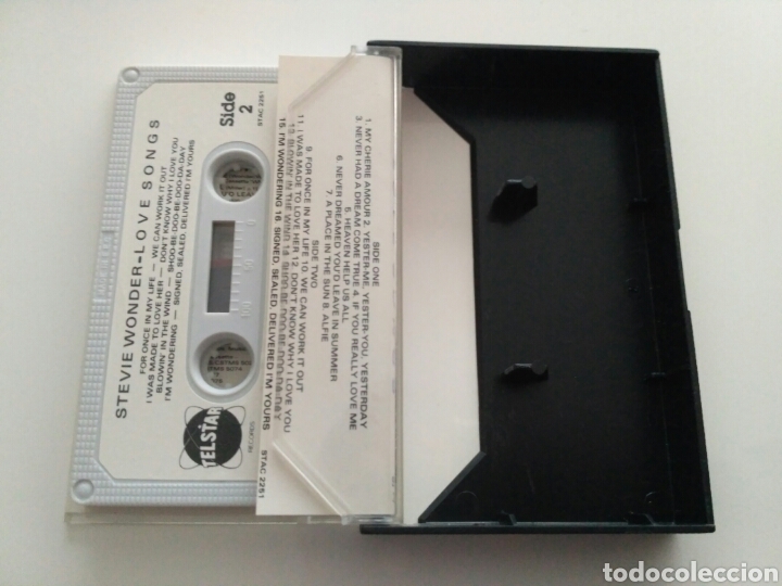 Casetes antiguos: Stevie Wonder - Love Songs - Foto 2