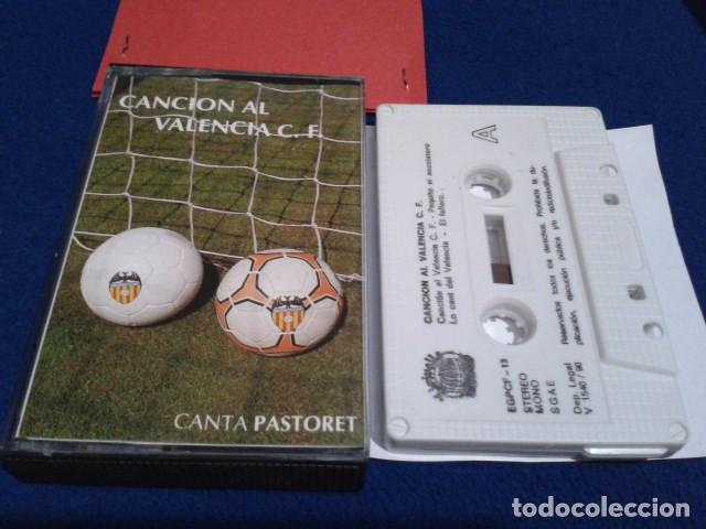 Alte Kassetten: CASETE CASSETTE CINTA ( CANCI&Oacute;N AL VALENCIA C.F.  - CANTA PASTORET ) 1990 XIRIVELLA