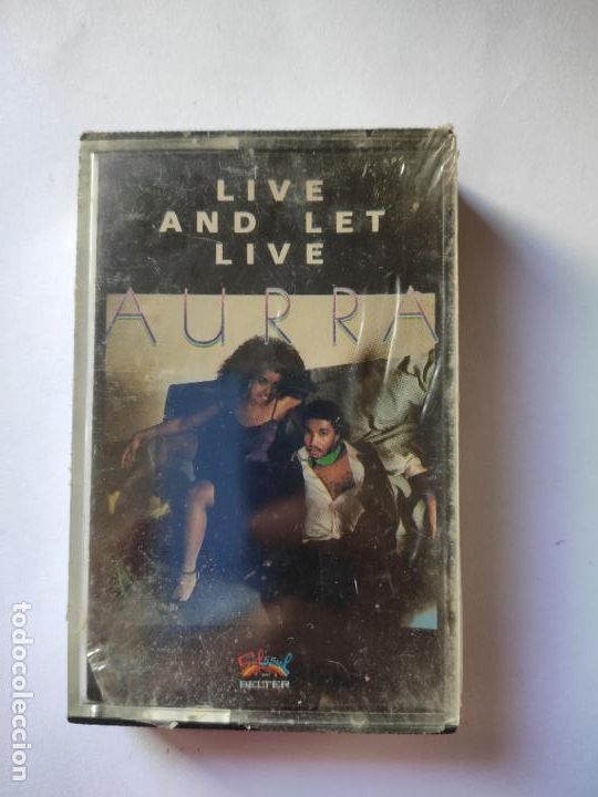 Casetes antiguos: CASETE AURRA LIVE AND LET LIVE. BELTER. PRECINTADA