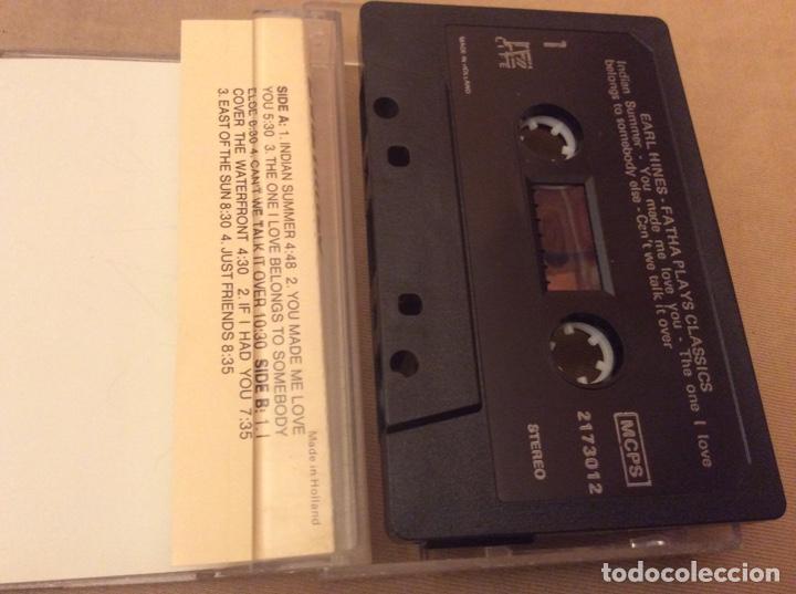 Casetes antiguos: EARL  HINES. FATHA PLAYS CLASSICS. - Foto 2