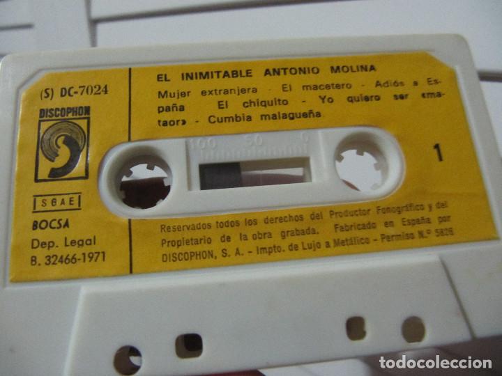 Casetes antiguos: ANTONIO MOLINA - EL INIMITABLE - Foto 2