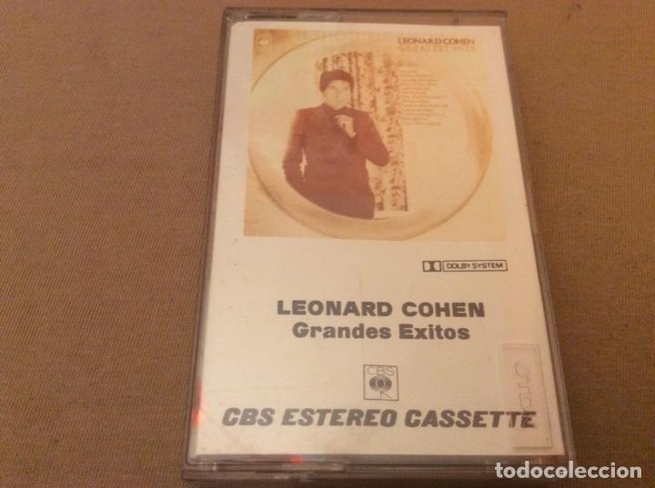 Casetes antiguos: Leonard cohen - grandes exitos. - Foto 1