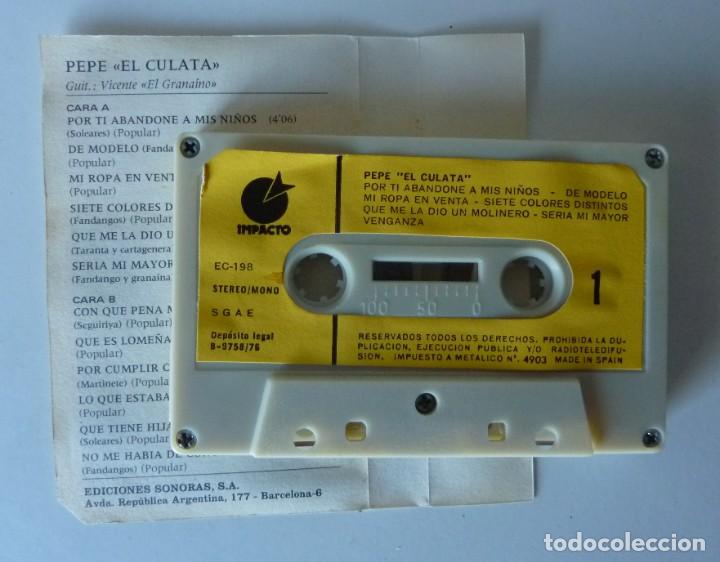 Casetes antiguos: PEPE EL CULATA // 1976 // CASETE - Foto 2