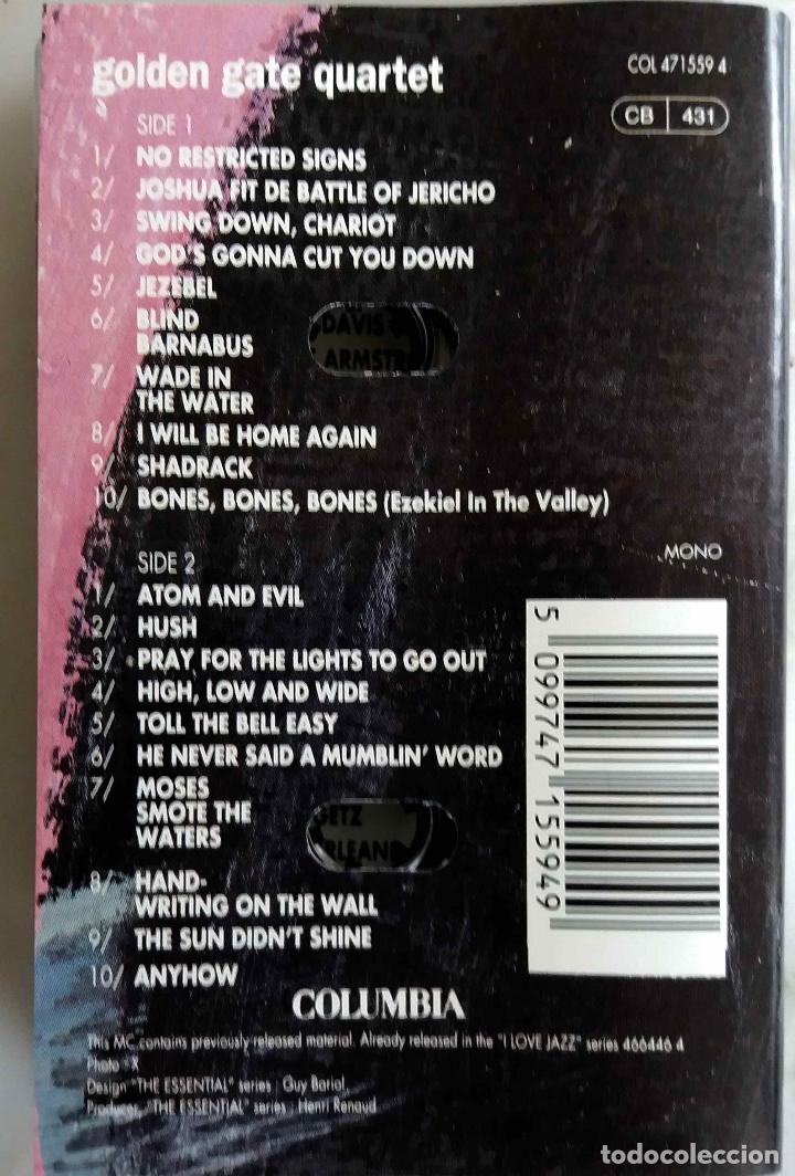 Casetes antiguos: GOLDEN GATE QUARTET, THE ESSENTIAL. CASETE - Foto 2