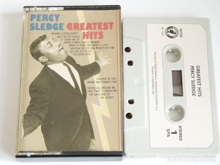 Casetes antiguos: CASETE, CASSETTE PERCY SLEDGE GREATEST HITS REF: 24-29 - Foto 1