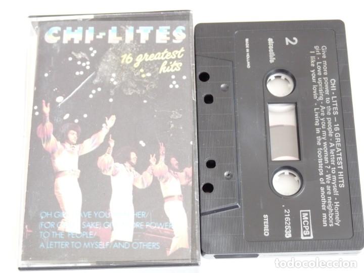 Cassettes Anciennes: CASETE, CASSETTE CHI-LITES 16 GREATEST HITS REF: 24-38
