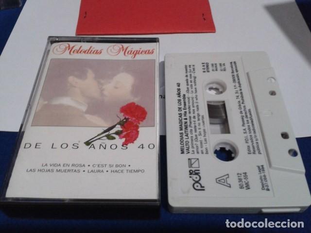 Old Cassettes: CASETE CINTA CASSETTE ( MELODIAS MAGICAS DE LOS A&Ntilde;OS 40 ) 1994 PDI