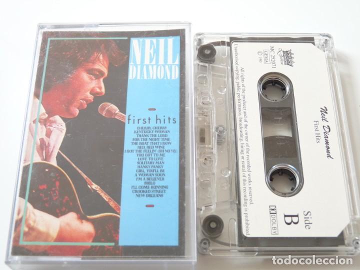 Casetes antiguos: CASETE, CASSETTE NEIL DIAMOND FIRST HITS REF: 26-23 - Foto 1