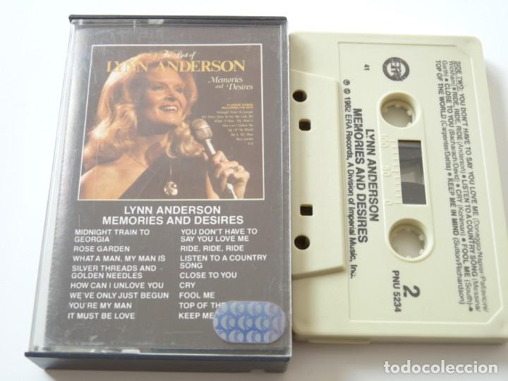 Casetes antiguos: CASETE, CASSETTE LYNN ANDERSON MEMORIES AND DESIRES REF: 26-30
