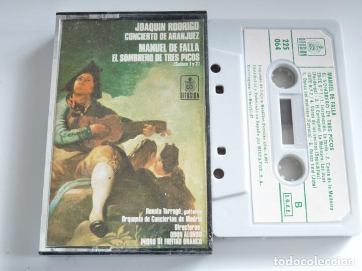 Casetes antiguos: CASETE, CASSETTE JOAQUIN RODRIGO MANUEL FALLA REF: 28-16 - Foto 1
