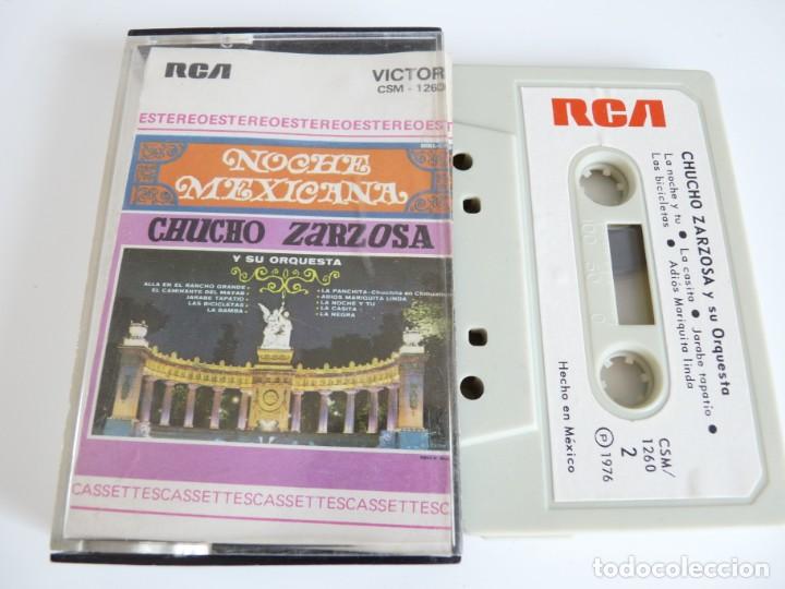 Old Cassettes: CASETE, CASSETTE NOCHE MEXICANA CHUCHO ZARZOSA Y SU ORQUESTA REF: 29-6