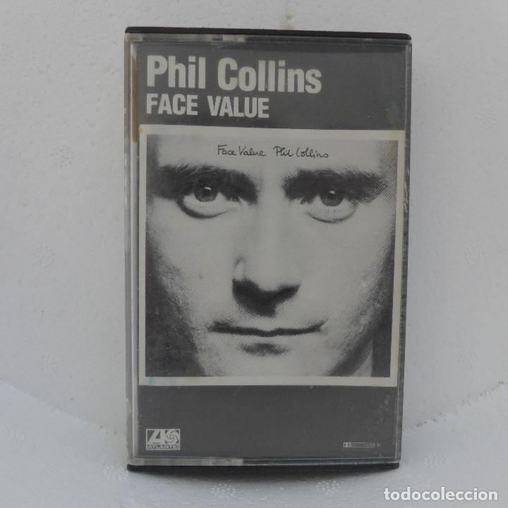 Casetes antiguos: CINTA DE CASSETTE CASETE - PHIL COLLINS - FACE VALUE - Foto 1