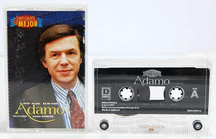 Casetes antiguos: Adamo - Simplemente lo Mejor. Casete - Foto 1