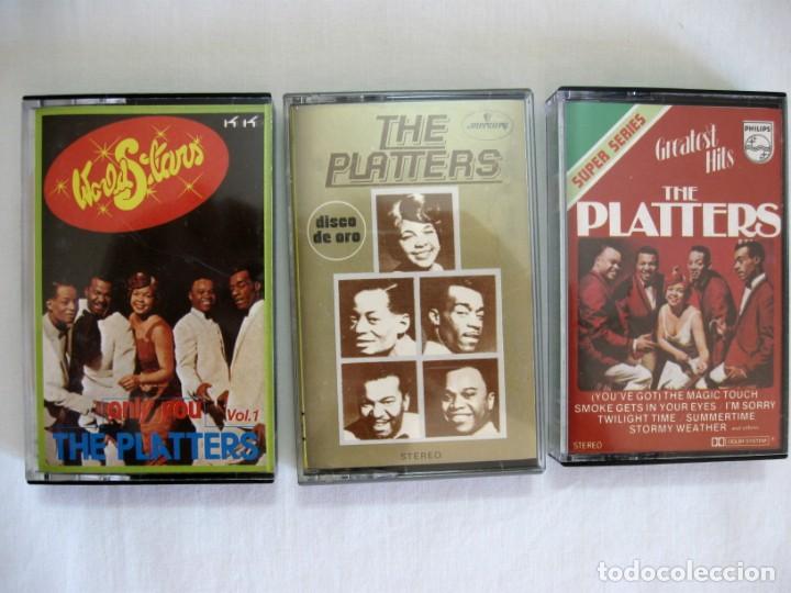 Casetes antiguos: LOTE 3 CASSETTES THE PLATTERS - Foto 1