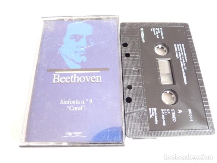 Casetes antiguos: CASETE, CASSETTE BEETHOVEN SINFONIA N&ordm; 9 CORAL REF: 8-42