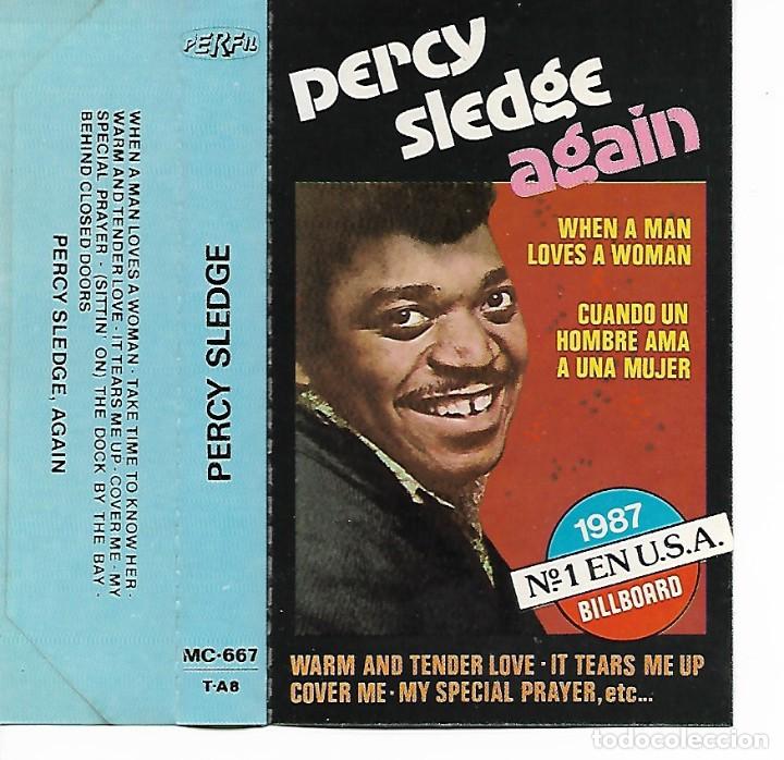 Casetes antiguos: Percy Sledge - Percy Sledge, Again - Perfil MC-667 T-A8 - 1987 - Foto 1