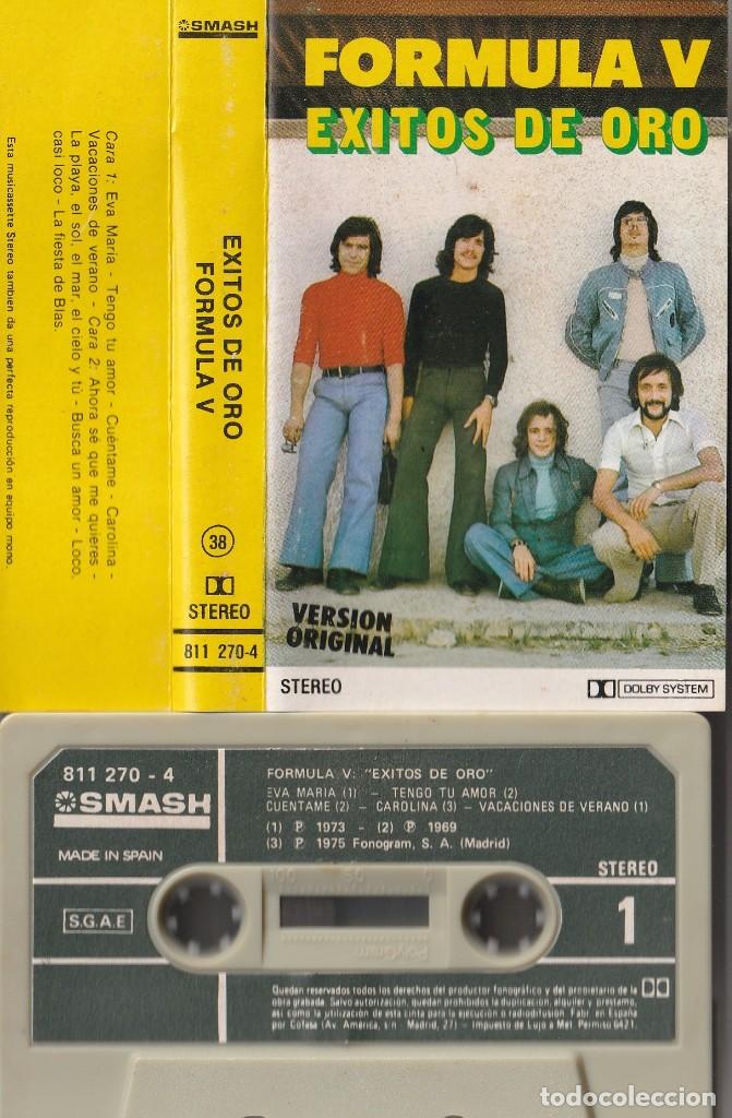 Casetes antiguos: FORMULA V - EXITOS DE ORO (CASSETTE SMASH 1983) - Foto 1