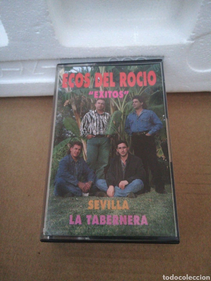 Casetes antiguos: Casete Ecos del Roc&iacute;o. Sevilla La Tabernera - Foto 1