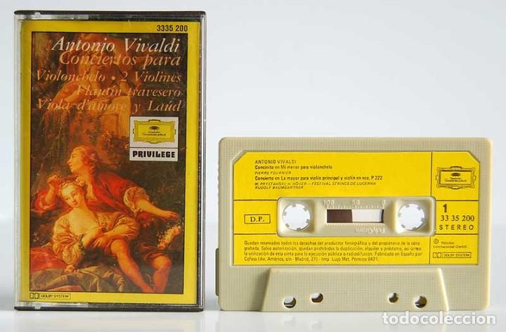 Casetes antiguos: Antonio Vivaldi - 4 Conciertos c&eacute;lebres. Casete