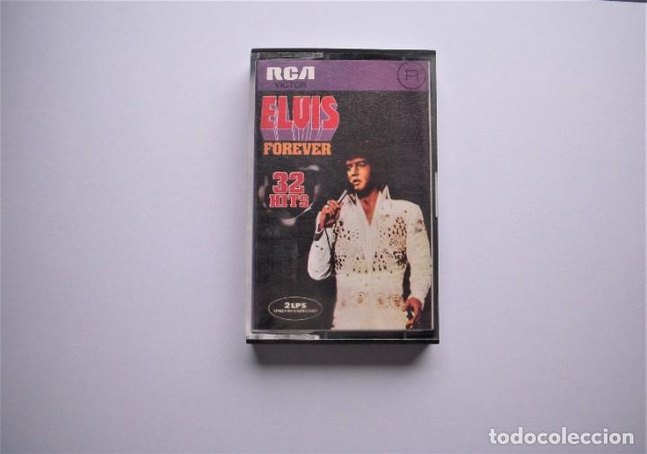 Casetes antiguos: ELVIS FOREVER 32 HITS CASSETTE - Foto 1