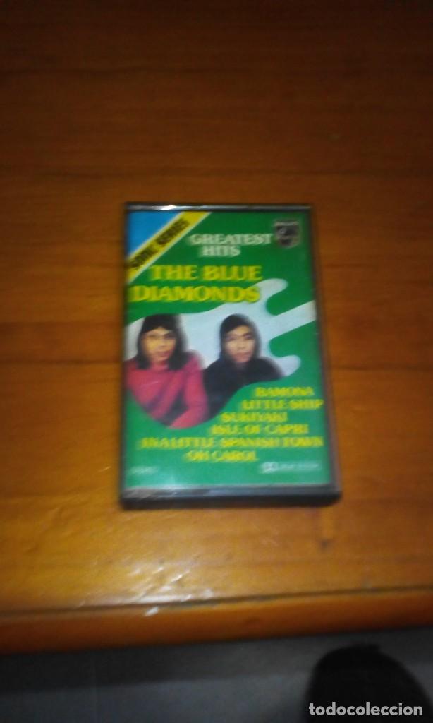 Casetes antiguos: GREATEST HITS THE BLUE DIAMONDS. C20F - Foto 1