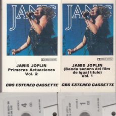 Cassette antiche: JANIS JOPLIN - BANDA SONORA DEL FILM - DOBLE CINTA DE CASETE - 2 X CASSETTE TAPE EDICION ESPAÑOLA