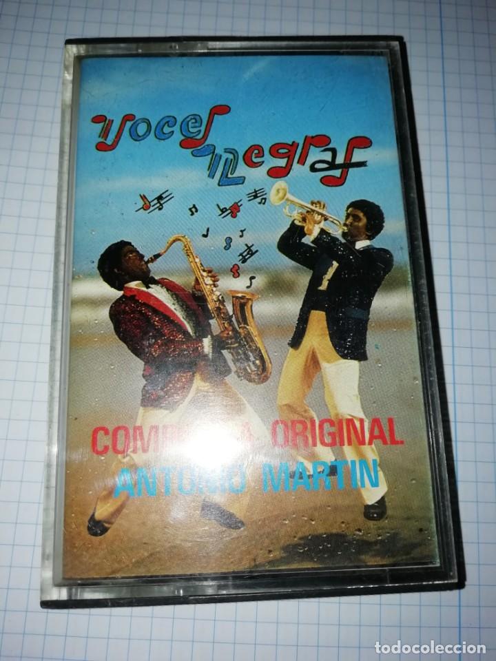 Casetes antiguos: Carnaval de C&aacute;diz casete voces negras Antonio martin
