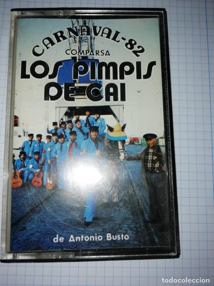 Casetes antiguos: Carnaval de C&aacute;diz casete Comparsa los pimpis de cai 1982 - Foto 1