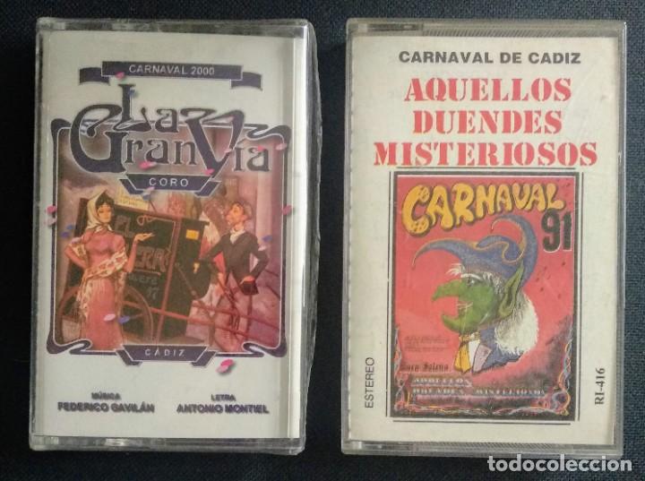 Casetes antiguos: Lote COROS San Fernando carnaval C&aacute;diz
