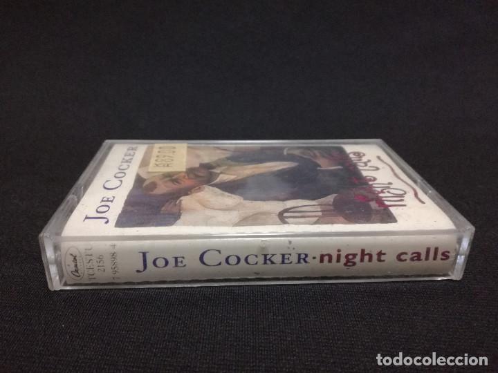 Casetes antiguos: CINTA - CASSETTE - CASET - JOE COCKER - NIGHT CALLS - Foto 2