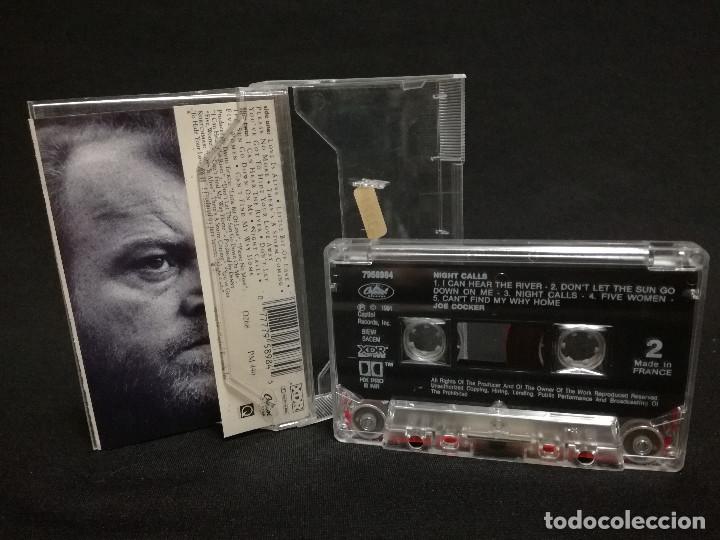Casetes antiguos: CINTA - CASSETTE - CASET - JOE COCKER - NIGHT CALLS - Foto 3